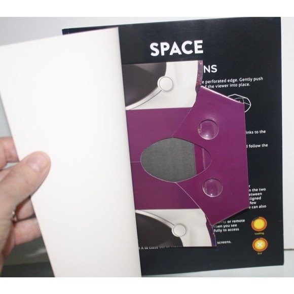 Virtual Reality Space with View Finder Paperback Book Like New Explore Planets - Picture 2 of 4